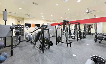 Fitness center with complimentary towel service